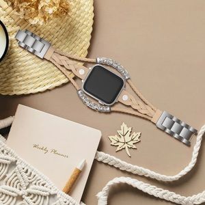 NWT Boho Apple iWatch Bracelet Weaving Leather Bands Jewelry Multilayer Wrap